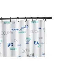 Barre de douche télescopique Ø20mm 110-185cm noir