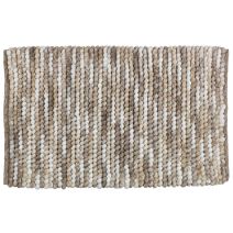 Tapis de bain urdu taupe 60x90 cm