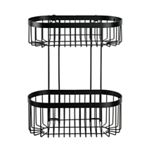 Etagère 2 niveaux classic plus, noir