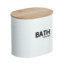 Boîte sdb avec couvercle gara blanc