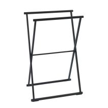 Porte-serviettes Lava repliable noire