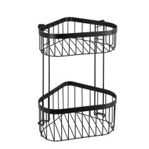 Etagère d´angle 2niv. classic plus, noir