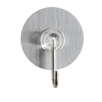 Static-Loc crochet nickel Osimo 4 pièces - WENKO