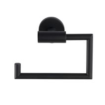 Porte-papier toilette sans couvercle Bosio inox noir mat - WENKO