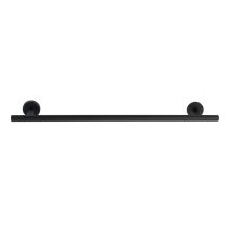 Porte-serviettes 1 barre Bosio inox noir mat - WENKO