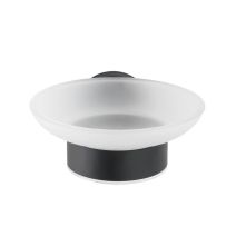 Porte-savon bosio black, inox, mat