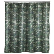 Rideau de douche 180x200 Camouflage WENKO
