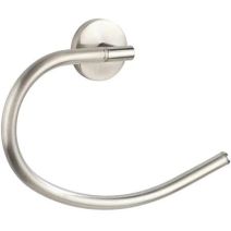 Anneau Porte-serviettes Cuba inox chromé mat - WENKO