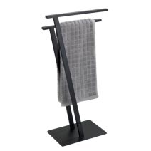 Porte-serviettes Lirio noir mat WENKO