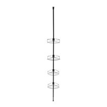 Étagère télescopique Dolcedo Inox noir - WENKO