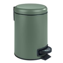 Poubelle salle de bain leman 3 l vert foncé