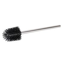 Manche inox brosse silicone 7,5cm noir