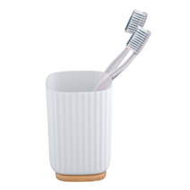 Gobelet salle de bain Rotello blanc - WENKO