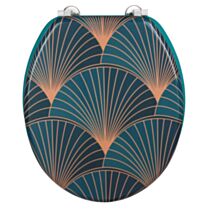 Abattant WC Aira MDF FSC multicolore 35,5x42,5cm