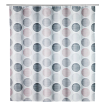 Rideau de douche PastellDots multicolore 180x200cm