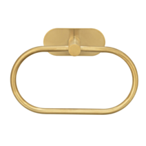 Anneau porte-serviettes Turbo-Loc Orea acier inox Gold mat