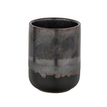 Gobelet Riolo céramique finition glacée gris foncé noir - WENKO