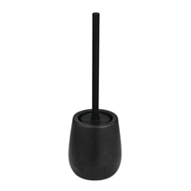 Brosse WC Nerno céramique/acier inox noir