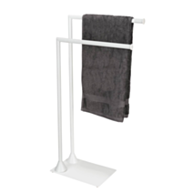 Porte-serviettes Hella acierblanc mat