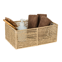 Corbeille salle de bain Meria M FSC cellulose beige