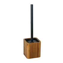 Brosse WC Serro Bambou FSC/acier inox marron/noir