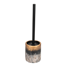 Brosse WC Lacona béton/acier inox multicolore/noir