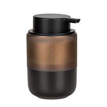 Distributeur de savon Enego céramique noir mat bronze - WENKO