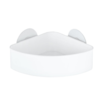 Etagère d'angle blanche pour douche Static-Loc Osimo - WENKO