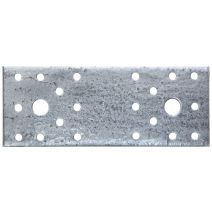 Connecteur plat, 140 x 55 x 2,5 mm, acier zingué