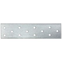 Plaque perforée, 80 x 200 x 2 mm, acier zingué