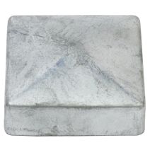 Chapeau pour poteau, forme pyramide, 71 x 71, acier galvanisé à chaud