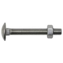 Boulon bois TRCC, M6 x 80, acier inoxydable A2, DIN 603