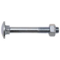 Boulon bois TRCC, M8 x 100, acier zingué, DIN 603