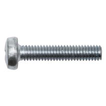 Vis métaux, tête bombée, PH, M6 x 60, DIN 7985, acier zingué