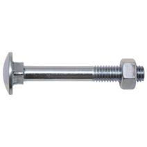 Boulon bois TRCC, M8 x 60, acier zingué, DIN 603