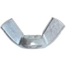 Écrou papillon, forme américaine M5, acier zingué