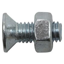 Boulon mécanique, tête fraisée, PH, M6 x 20, acier zingué, DIN 965