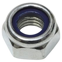 Écrou frein M10, acier zingué, DIN 985