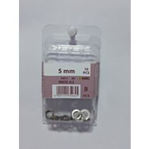 Rondelle 5 mm, acier inoxydable A2, DIN 125