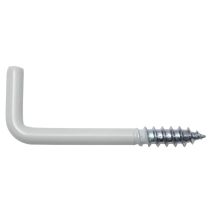 Gond à visser Revêtement plastique blanc acier 4,0 x 50 mm