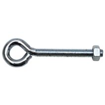 Piton à visser avec écrou, filetage métrique, M5 x 8 / 40, acier zingué