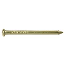Clou, tête ronde, 2 x 25, acier laitonné