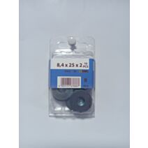 Rondelle épaisse, 8,4 x 25 x 2, acier zingué, DIN 9021