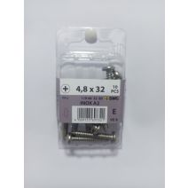 Vis à tôle, tête bombée, PH, 4,8 x 32, acier inoxydable A2, DIN 7981
