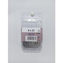 Rondelle carrossier, 8 x 25, acier inoxydable A2