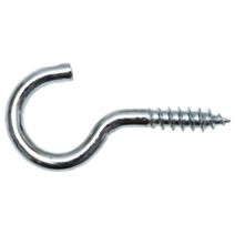 Crochet à visser acier zingué 2,2 x 20 mm