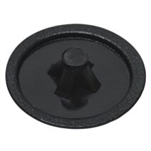 Cache-vis pour vis empr. PZ, noir profond, PZ 2, plastique
