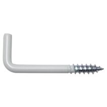 Gond à visser, 4 x 60 / 22, revêtement blanc