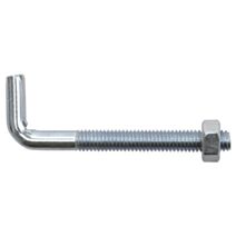 Piton à visser, à filetage métrique avec écrou, M6 x 60 / 40, acier zingué