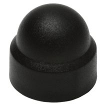 Cache-vis pour vis 6 pans, noir, SW 13 mm, plastique